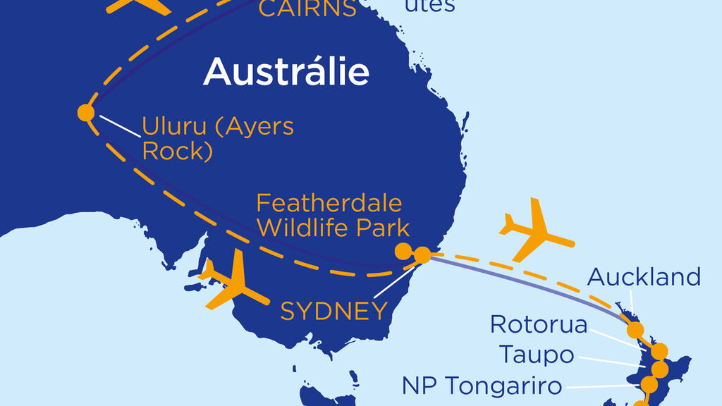 Austrálie - Nový Zéland - fotografie